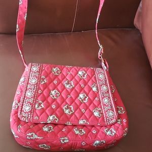 Vera Bradley crossbody red white & black